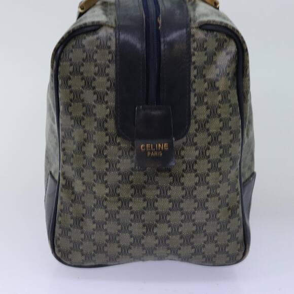 CELINE Macadam Canvas Boston Bag Navy - Picture 5 of 12